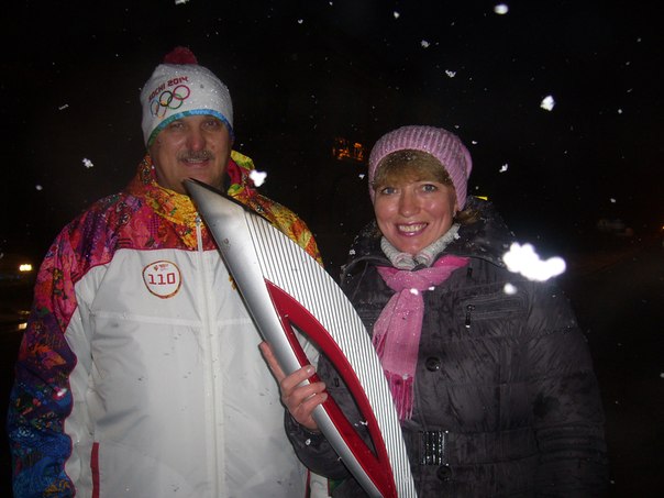 Как мы встретили эстафету, или Олимпийский огонь под снегом